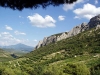 Dentelles de Montmirail aus der Ferne